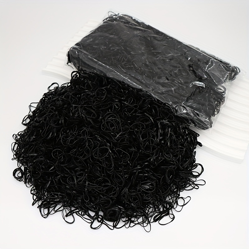 Approximately 4000-pack Small-size Colorful Disposable Hair Ties For Braids, Strong Pull High-elasticity Rubber Bands, Hair Rings, And Hair Ties