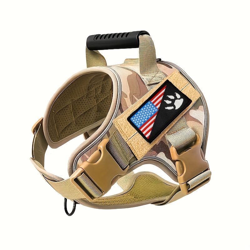 New Tactical Pet Harness With Hook-and-loop Fastener