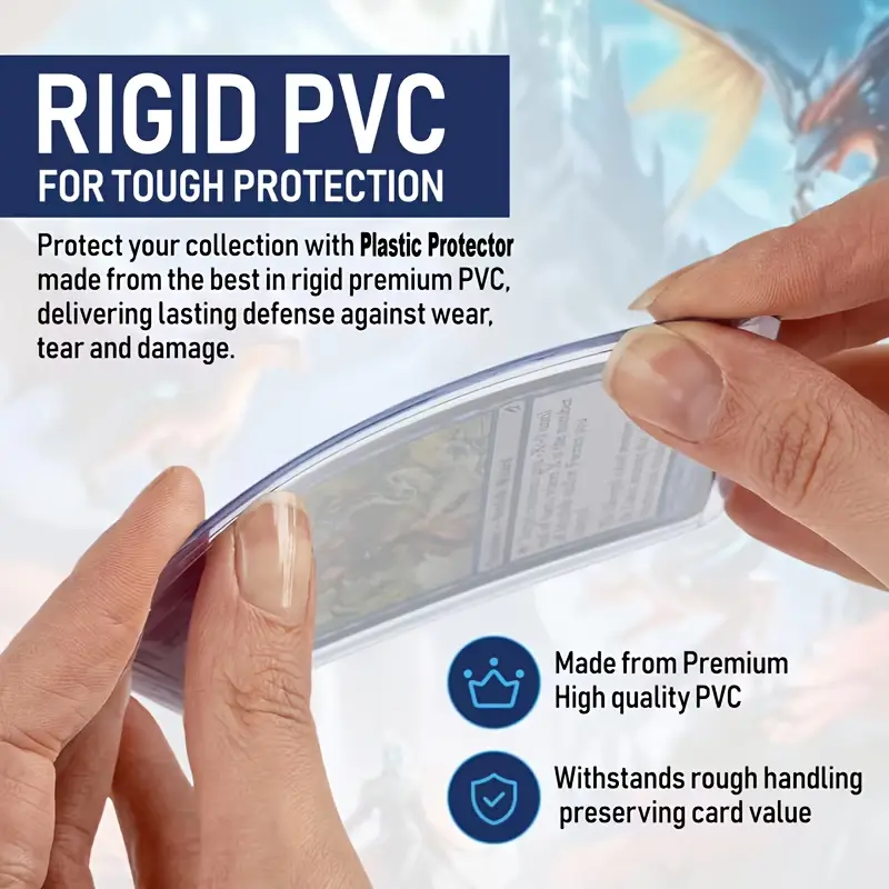 50 plastic protective sleeves cards measuring 3 x4 hard - Temu Mauritius 50 plastic protective sleeves cards measuring 3 x4 hard - Temu Mauritius
