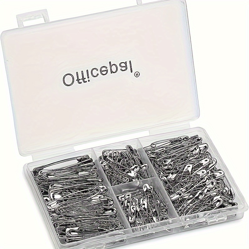 

250 High-quality Safety Pins In 4 Different Sizes - Durable