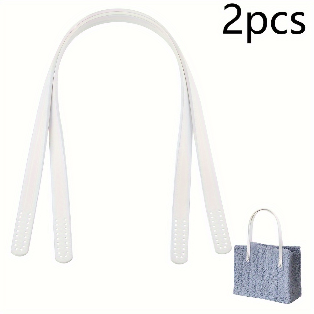 2pcs White PU Leather Bag Straps 24&*; Sew-On Replacement Handles for  Purses, Wallets Handbags, Wide with Holes Durable  Stylish - Main Image