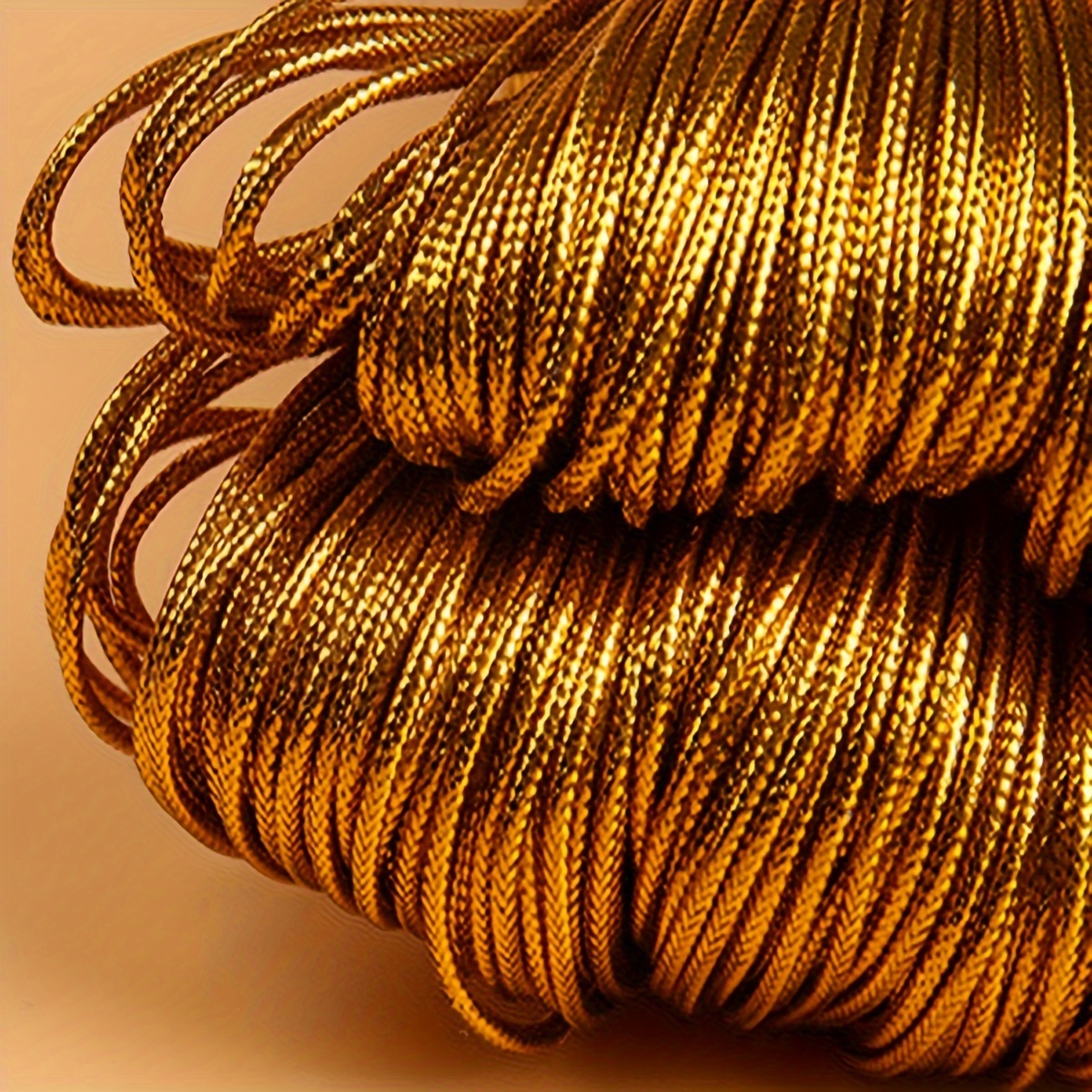 

Nylon Golden Wire Rope, 2mm Thickness, No Battery Needed, Featherless, For Hanging Tags And Crafts