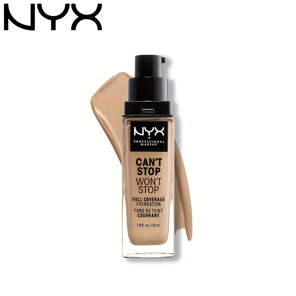   PROFESSIONAL MAKEUP   Won t Stop Full Coverage Foundation, Long Lasting, 24h Full CoverageMatte  ,  , Waterproof & Sweat Proof, Vegan &   Liquid Foundation - 1fl.oz
