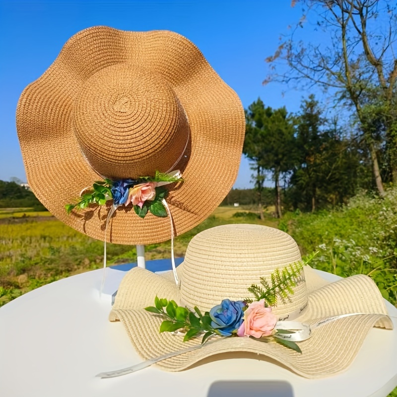 Vintage Straw Hat Easter Hat Garden Hat, Summer Hat Church Hats Home,  Garden Decor Women's Straw Hats Easter Hats Straw Hats 