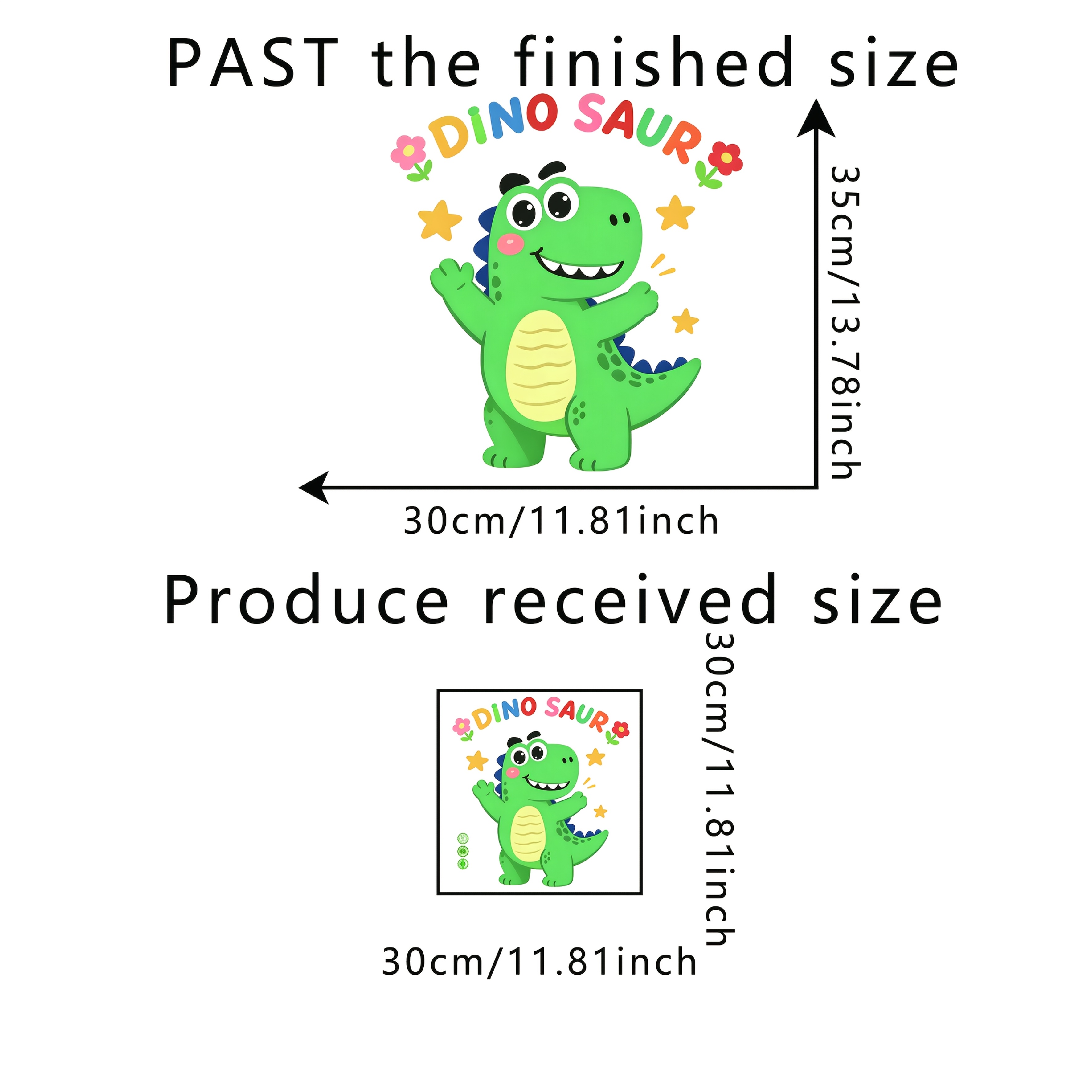 Minimal Flat Dinosaur Self-Adhesive Wall Decal for Study Lounge