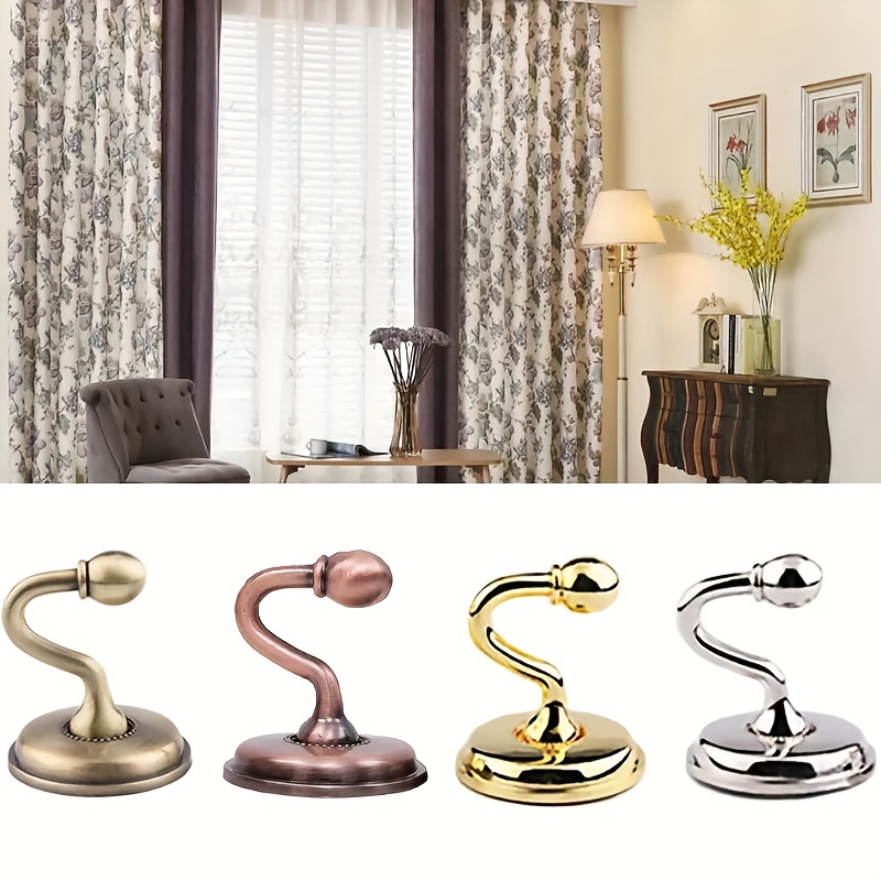 Metal Wall mounted Hooks Hanging Clothes Hats Curtain - Temu Philippines