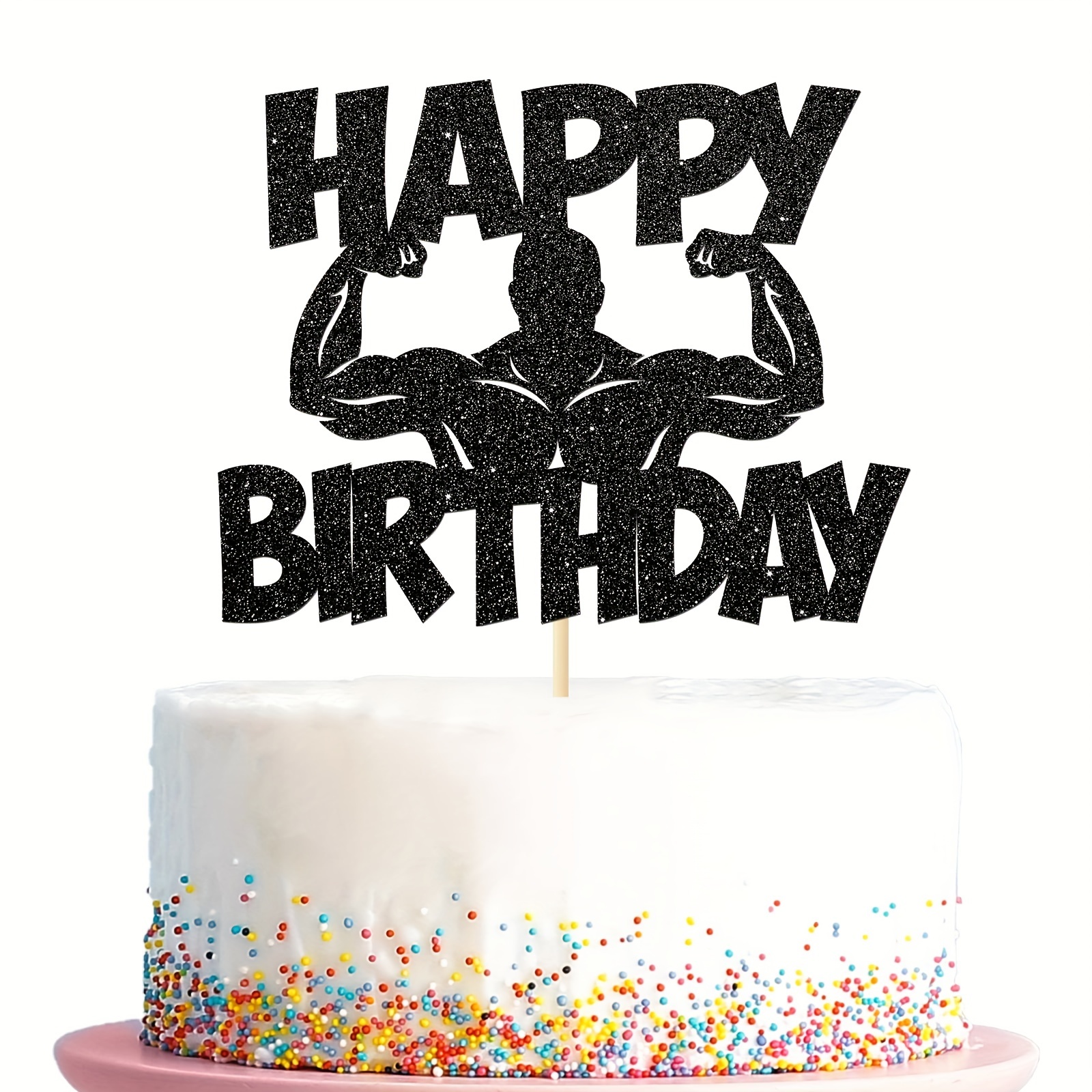 1pc Birthday Cake Decoration Insert For -themed Celebration, Suitable For Cake Embellishment And As A Photo Prop