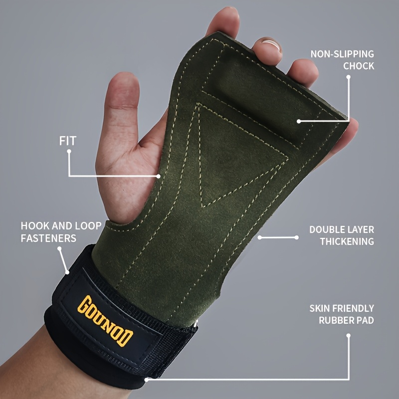 TEMU 2pcs Multiple Color Gym Grips Fitness Lifting Wrist Straps Weight Lifting Hand Grips