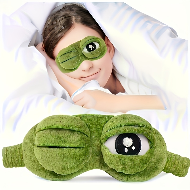 

Frog-shaped Soft , Soothing Comfortable Eye Cover, -free Material, Suitable For Types, Ideal For Travel &