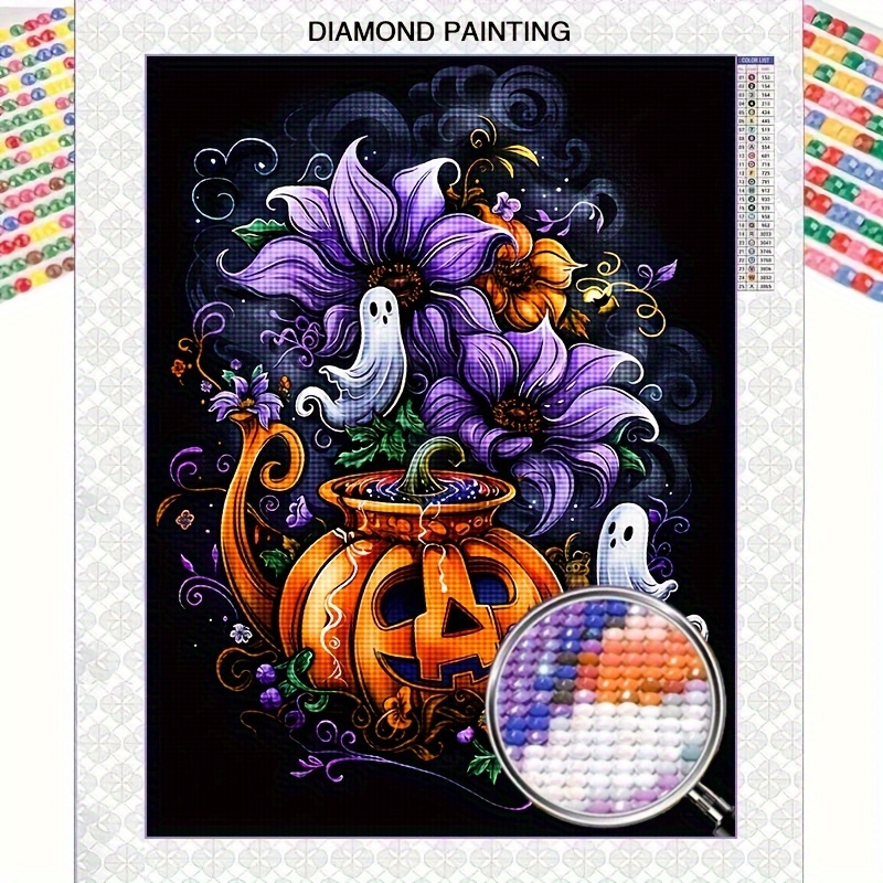 

1pc Halloween- 5d Kit - , 40x50cm/15.7x19.7in, , , , Rectangle , For Decor, , New , Easter