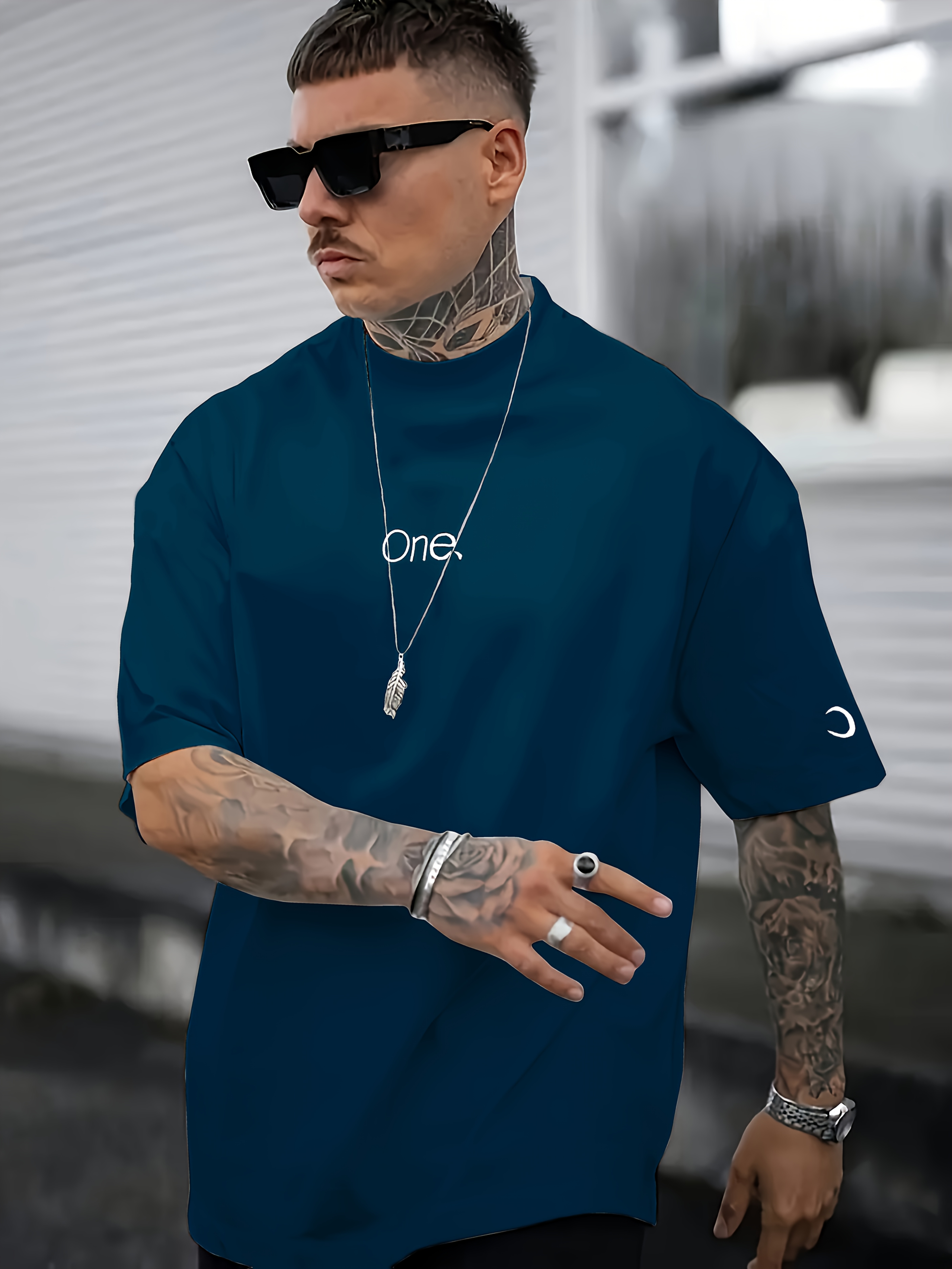 Men's Flat Shoulder Casual T-Shirt JT6209