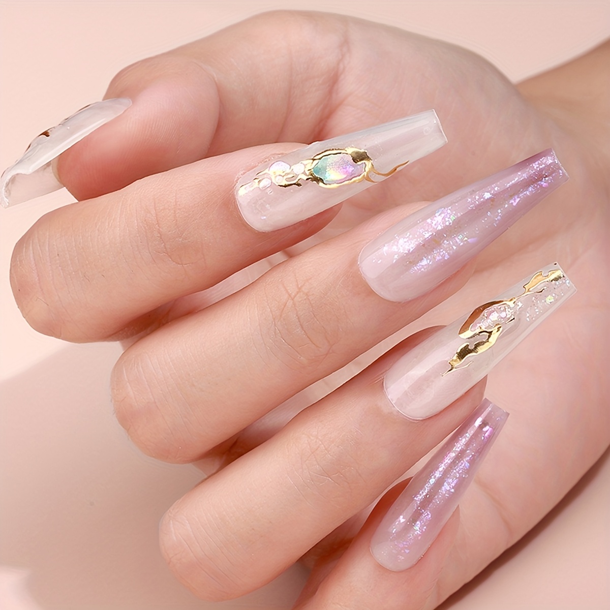 5D Three-Dimensional Nail Stickers