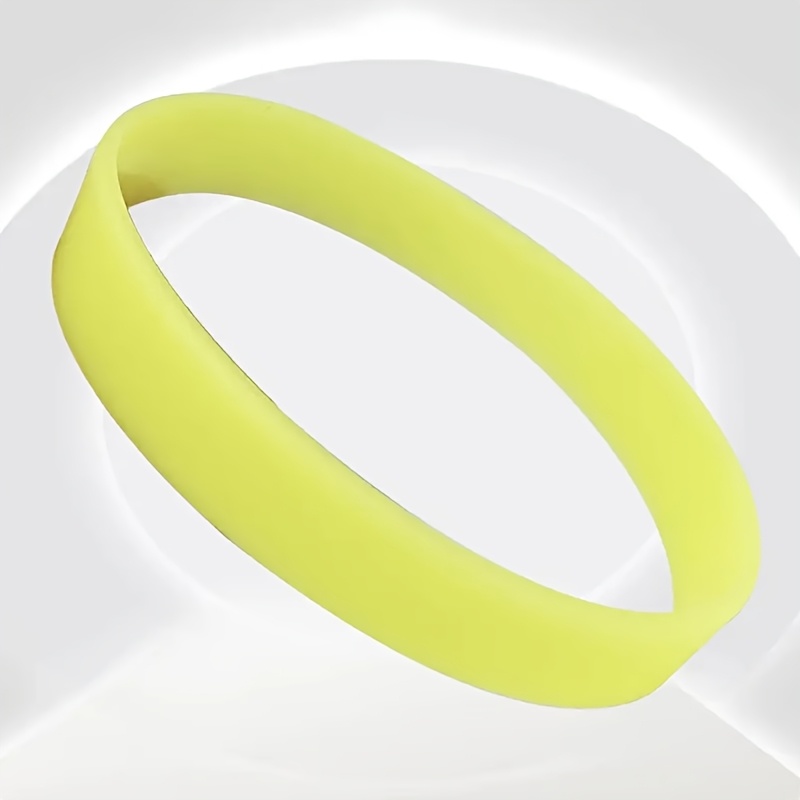 200pcs Luminous Silicone Wristbands with Personalized Engraving