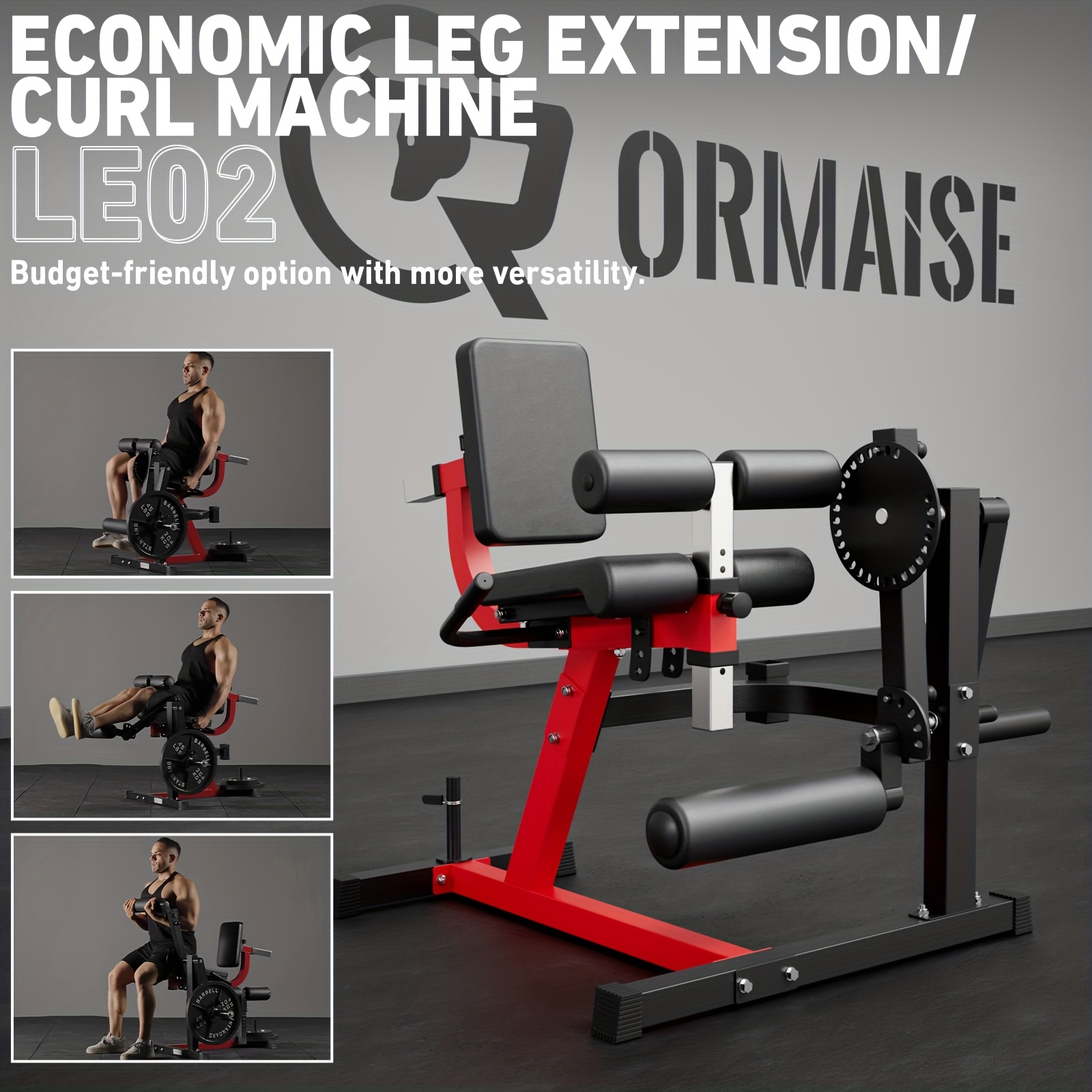 Leg Extension And Machine, Lower Body Special Leg Machine, Leg Rotary Extension For Thigh, Adjustable Leg Exercise Bench With Plate Loaded
