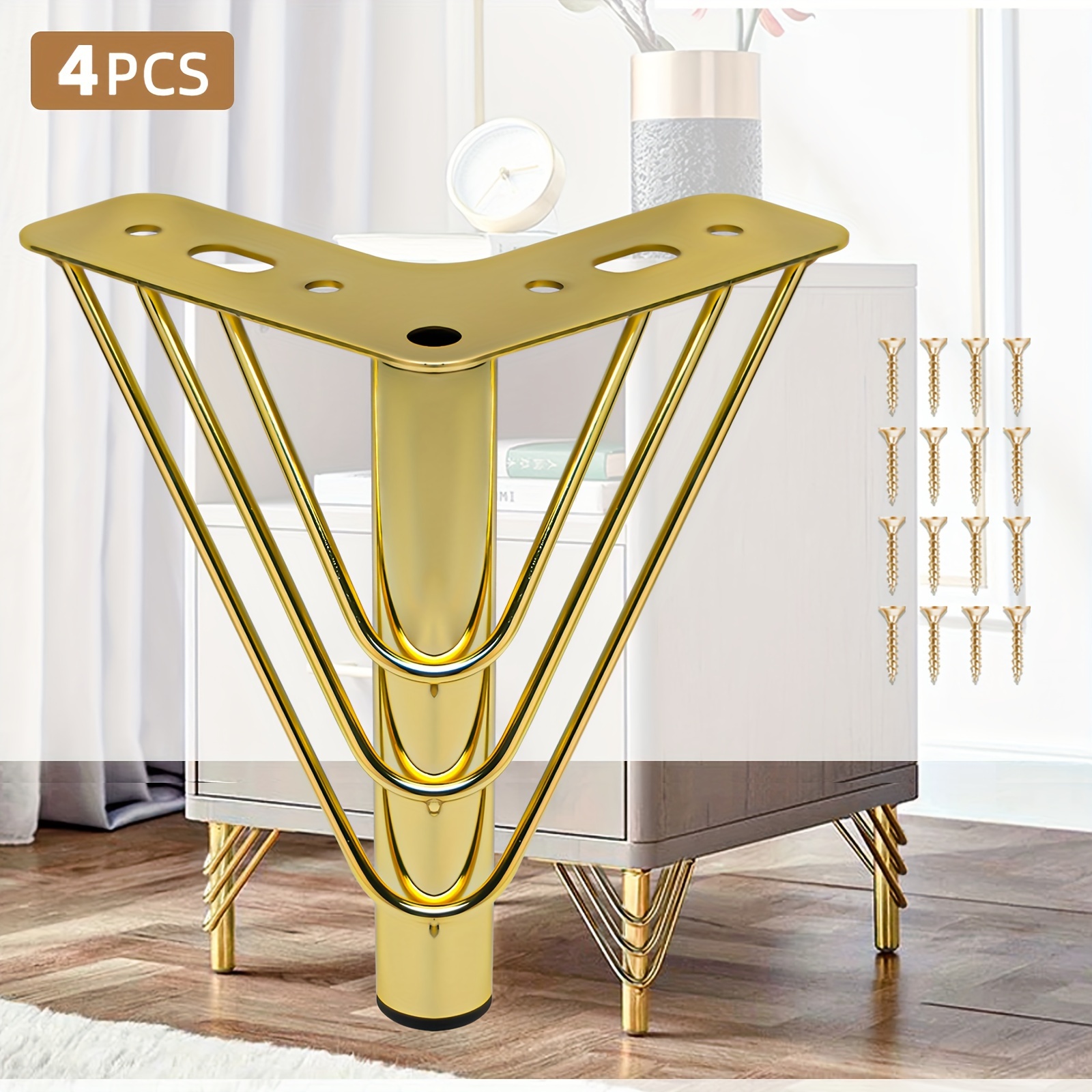 set 4 furniture legs measuring 15cm 5 91in in height - Temu