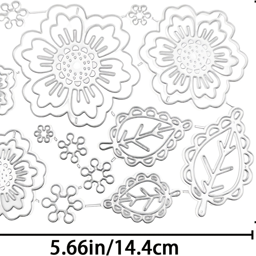 TEMU 1 pièce de dentelle métallique découpée à , pour le scrapbooking et la création de cartes