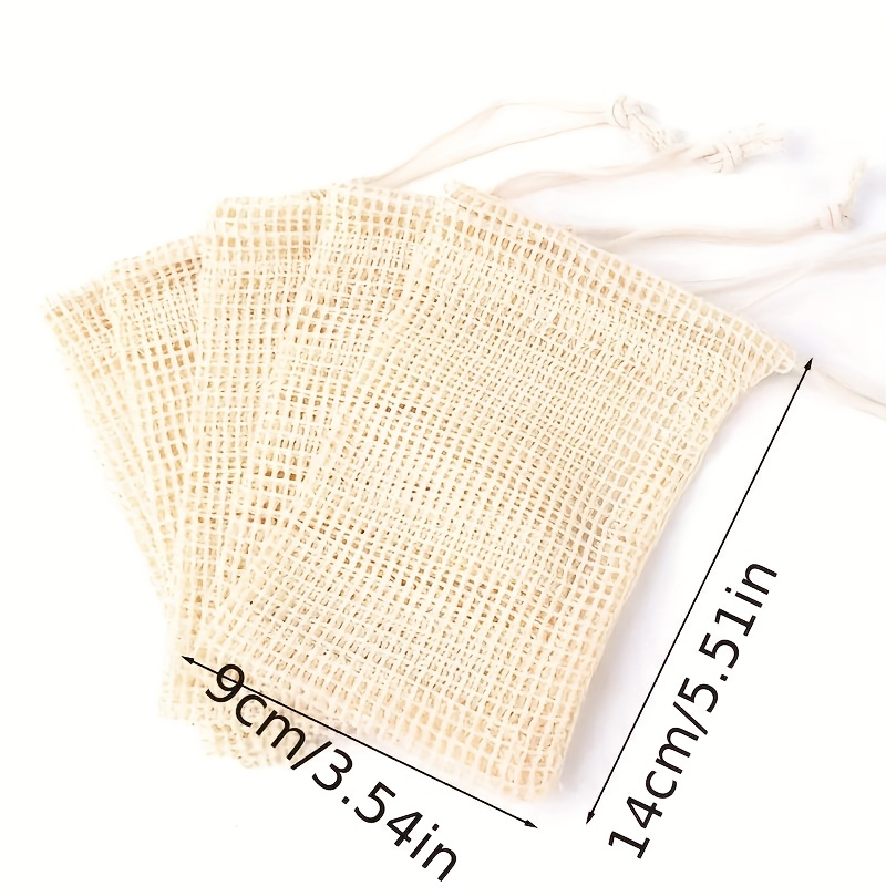 Set of 2, Premium Soap Box Collection Featuring Natural Mesh Foam Bags, Perfect for Facial Use And Showers. Gentle And Reusable, It Makes a Great Option for Home Spa Treatments And Travel Gifts for Those with Sensitive Skin