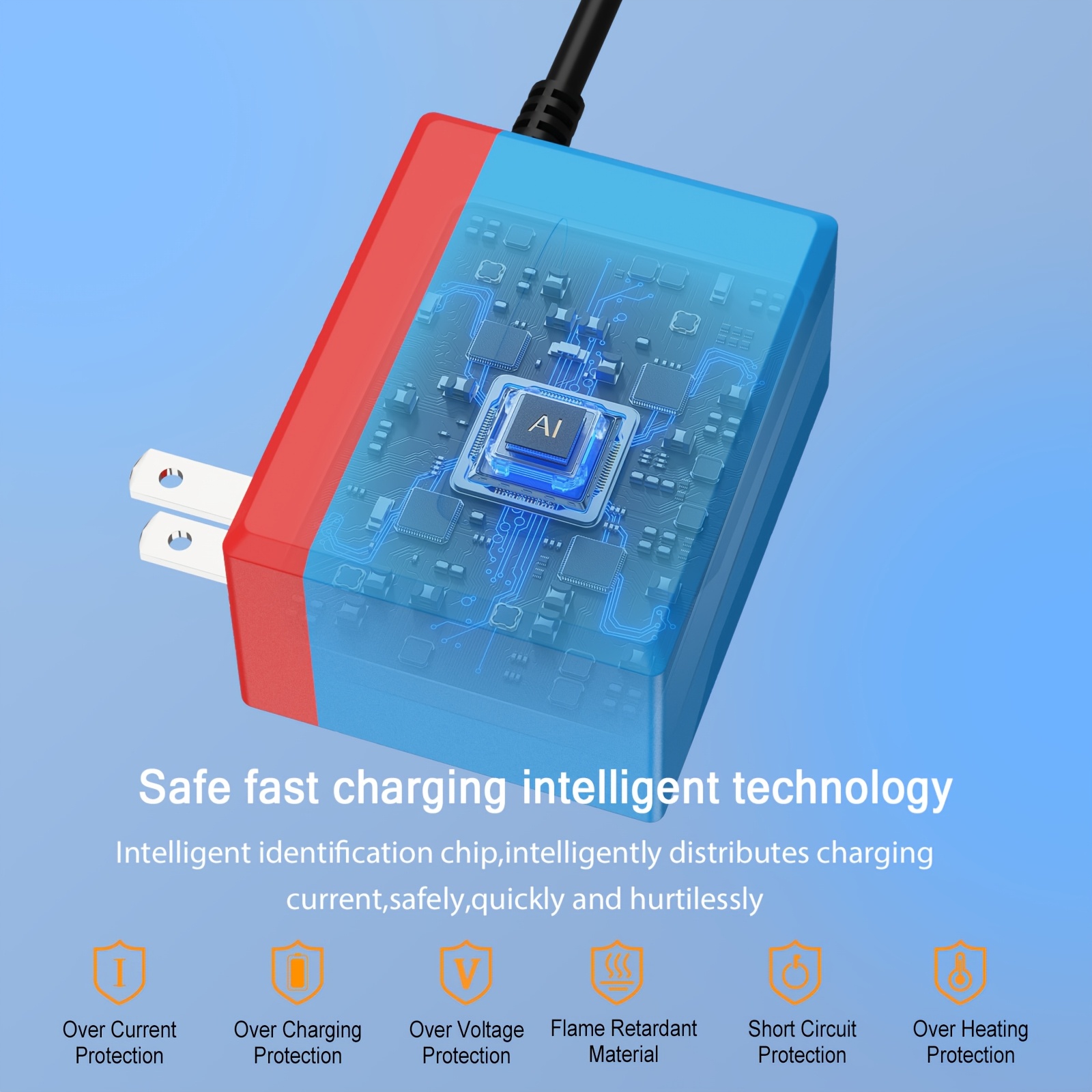 for   for switch fast charger 45w ac adapter with 15v 2 6a power   5ft usb c cable for switch lite   dock supports tv mode details 4