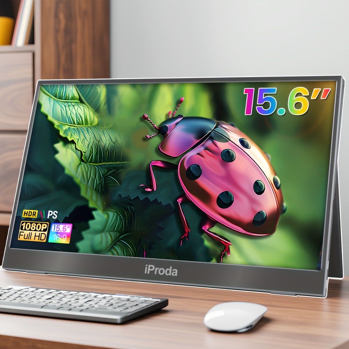 15 portable hd display 1920x1080p ips screen refresh Temu Poland