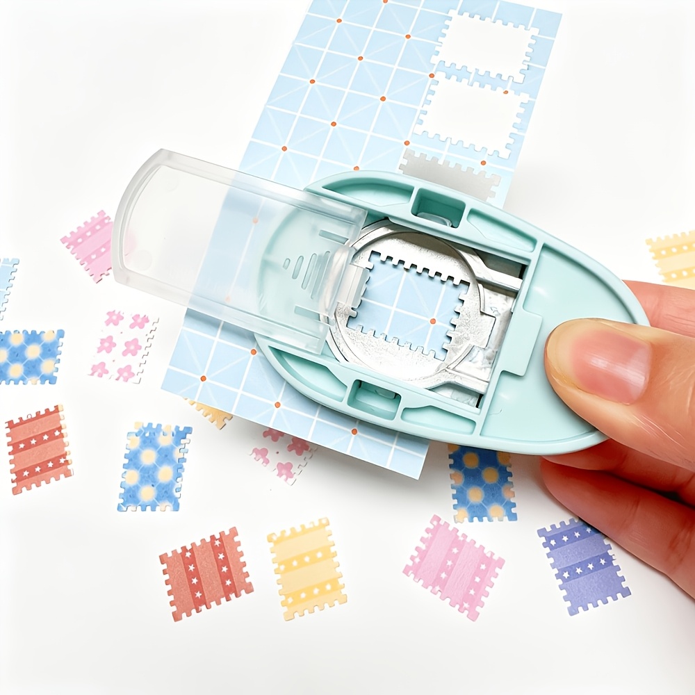 TEMU 1 poinçon et outil de gaufrage en papier, poinçon à main de tampon de bordure, machine à gaufrage, poinçon décoratif de gaufrage manuel, adapté