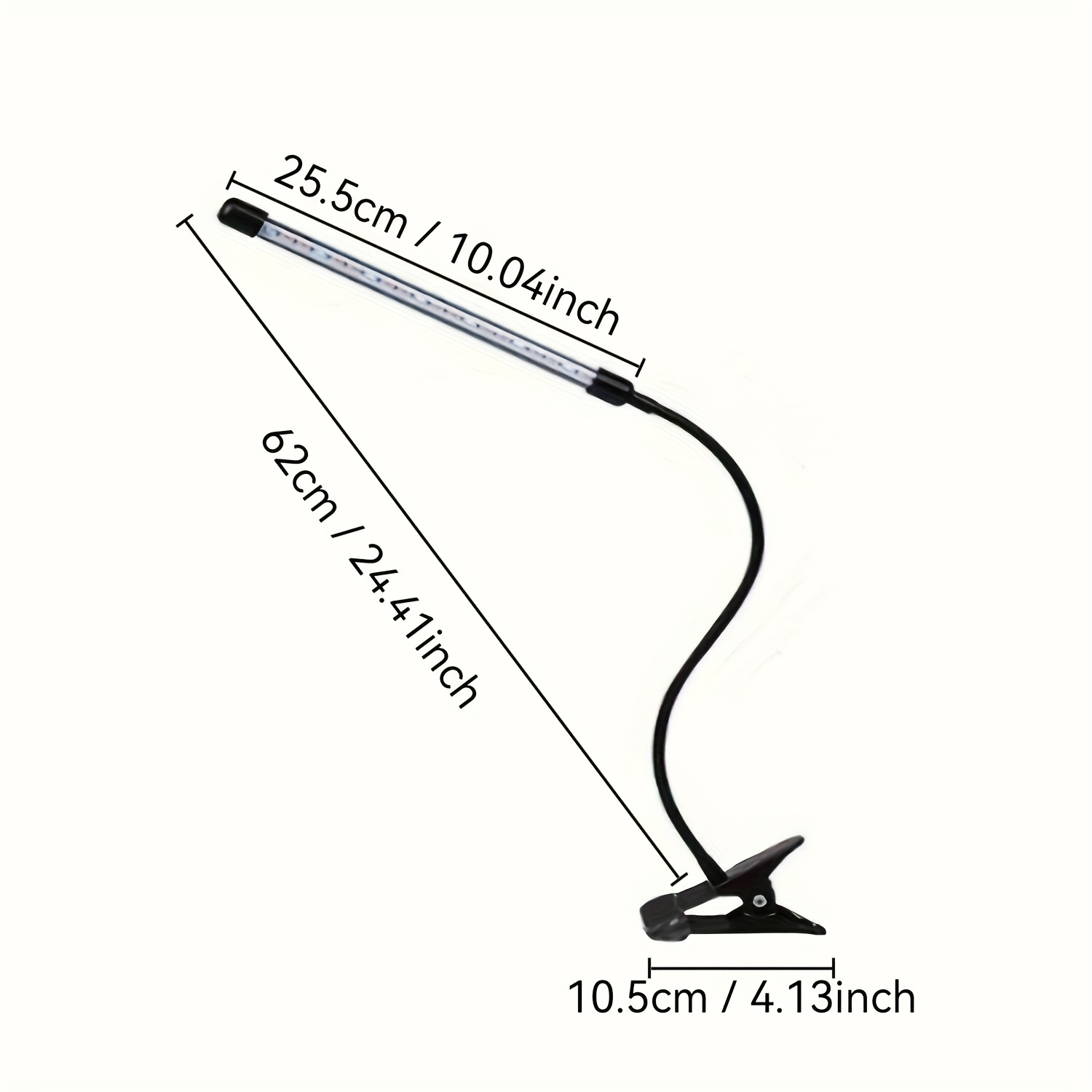 E-shop 15W Vollspektrum LED Pflanzenlampe | Rote und blaue Indoor Pflanzenlampe | 10-stufiger Dimmer und 3/9/12H Timer | 360° drehbare flexible