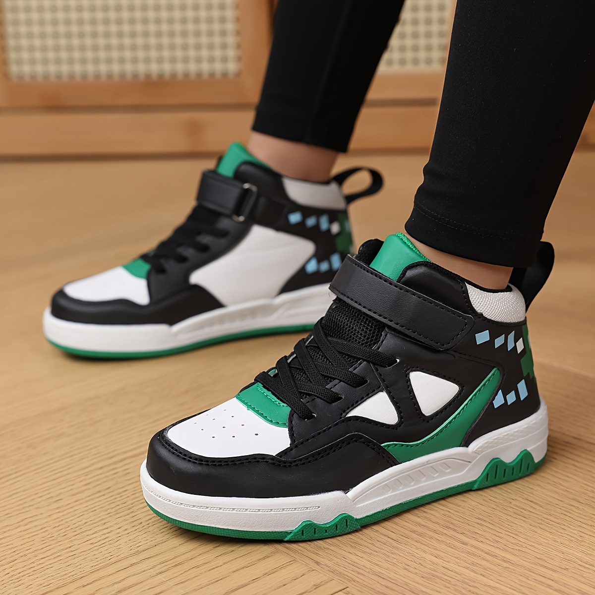 boys season high top casual sneakers closure suitable boys Temu