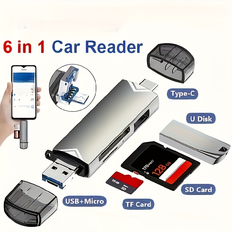 Accessori per schede di memoria UGREEN Lettore di schede Micro SD USB C