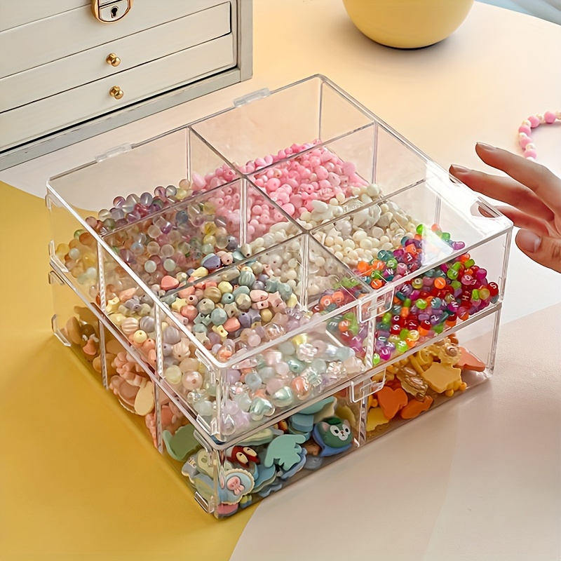 

Organizer Compartments - Storage Box For Diy Crafts, Jewelry & Accessories