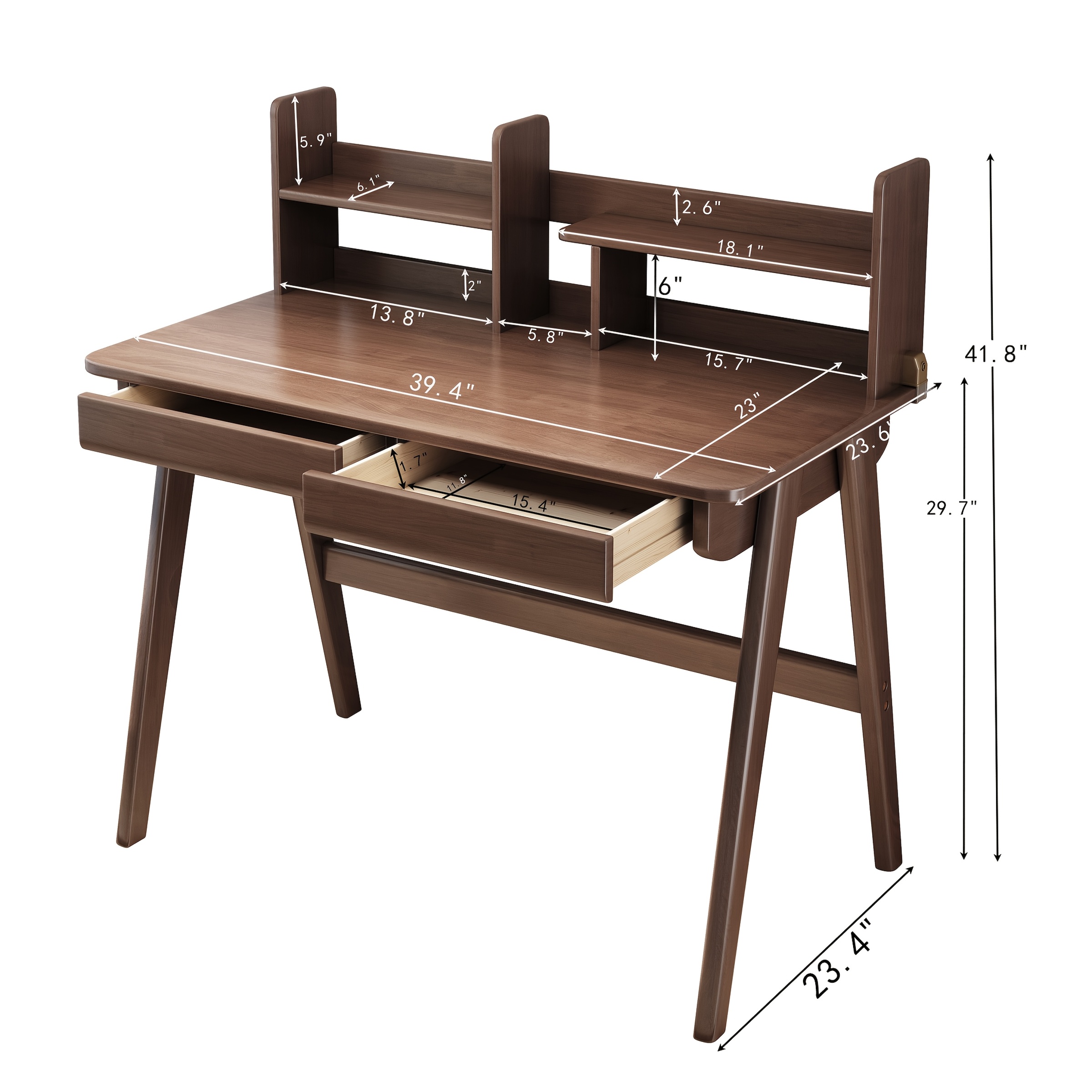 Newly Upgraded Solid Wood Desk And Cabinet Set. The Desk Features Built-in Storage Cabinets, Perfect for Teenagers, Office Workers, And More. Can Serve As A Study Desk, Computer Desk, Or Vanity Table. Available In 3 Color Options.