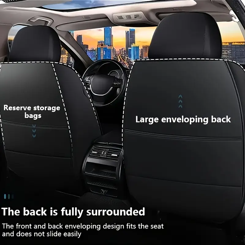 1pc 2pcs luxury pu leather car seat covers   protection pad for sedans suvs pickup trucks durable comfortable stylish red   fit vehicle accessory pickup truck accessory   accessory durable seat cover Product details 3