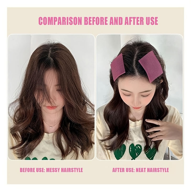 8pcs Hair Pad Bangs Patch for Styling and Sectioning