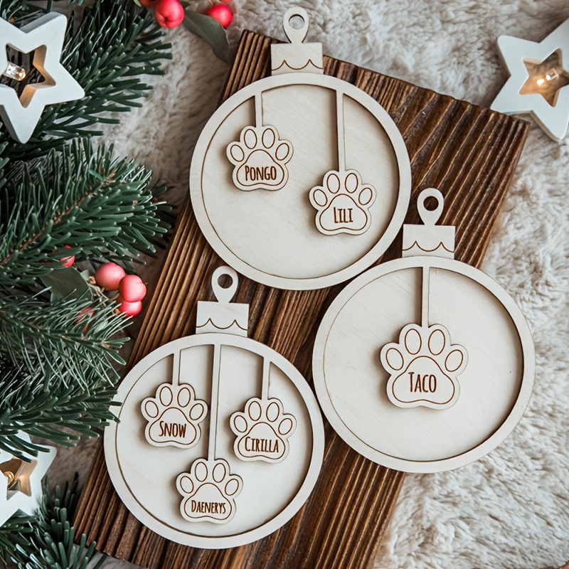 Labrador Personalisierter Weihnachtsbaum-Anhänger – Selbst Gestalten, Langlebig & Perfekt Als Geschenk