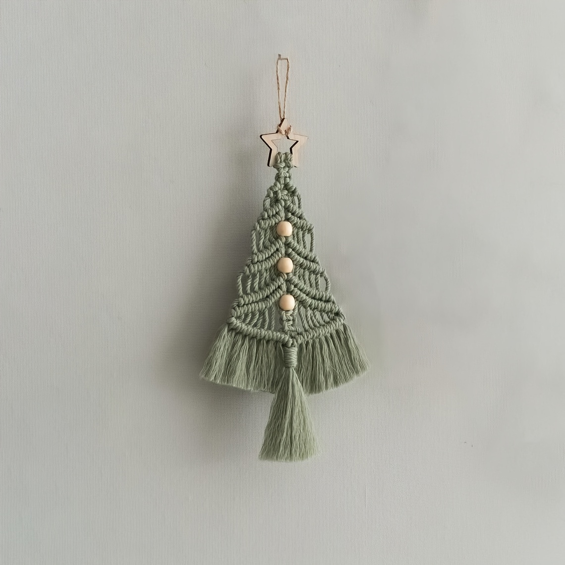 Bohemian Christmas Tree, Woven Wall Hanging For Christmas Tree Decoration, Living Room Decor, Christmas Gift