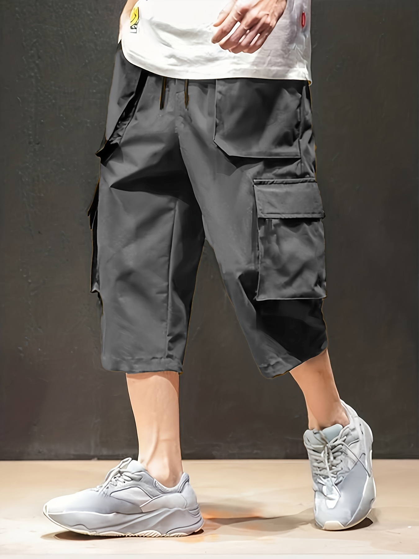 mens big tall workwear 7 8 casual pants plus size men's big - Temu