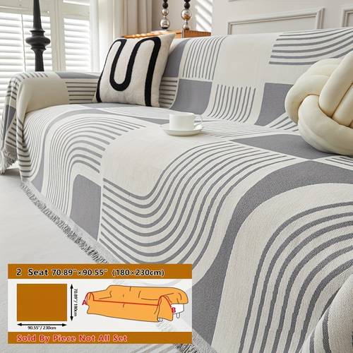 1pc bohemian sofa cover pet scratch proof sofa cover non slip furniture protection cover for bedroom and living room home decoration sofa cover blanket