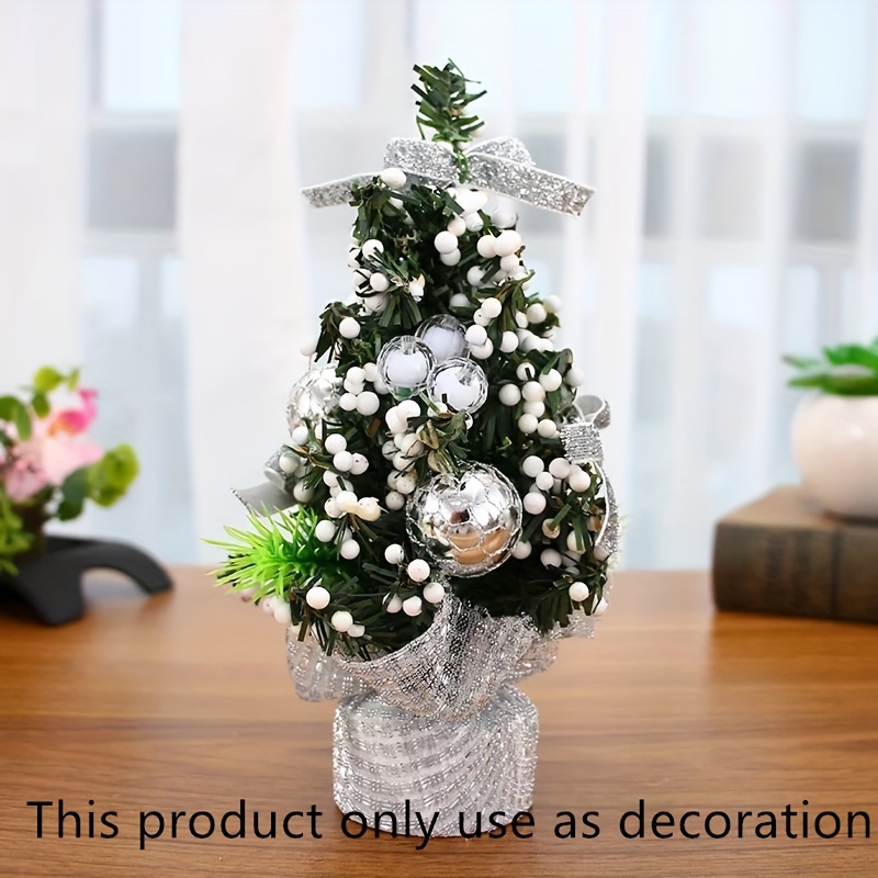 TEMU Charming Christmas Tree Ornament - For Desktop, Window Display & Outdoor Parties: retailer-supplied image