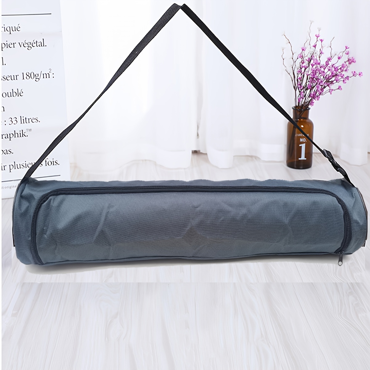 Yoga Mat Storage Bag Portable Mesh Yoga Mat Holder Bag Home - Temu