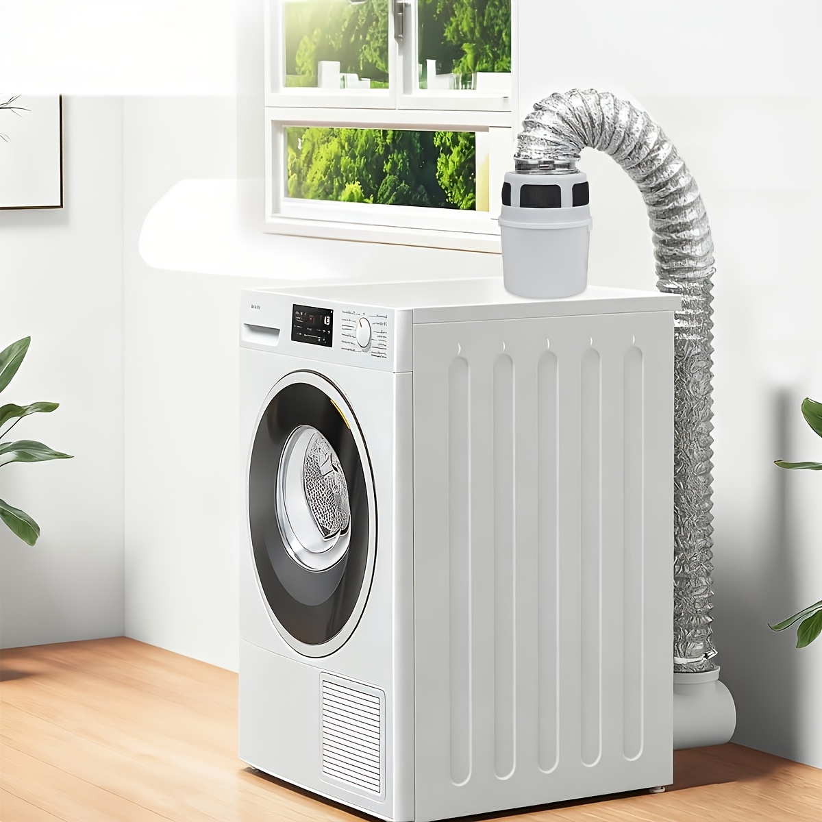 TEMU 2026 New Upgraded 3-in-1 Kit With Dryer Vent Hose - Dryer Lint Catcher Filter Bucket - Indoor Dryer Lint Trap Kit For Indoor Dryer