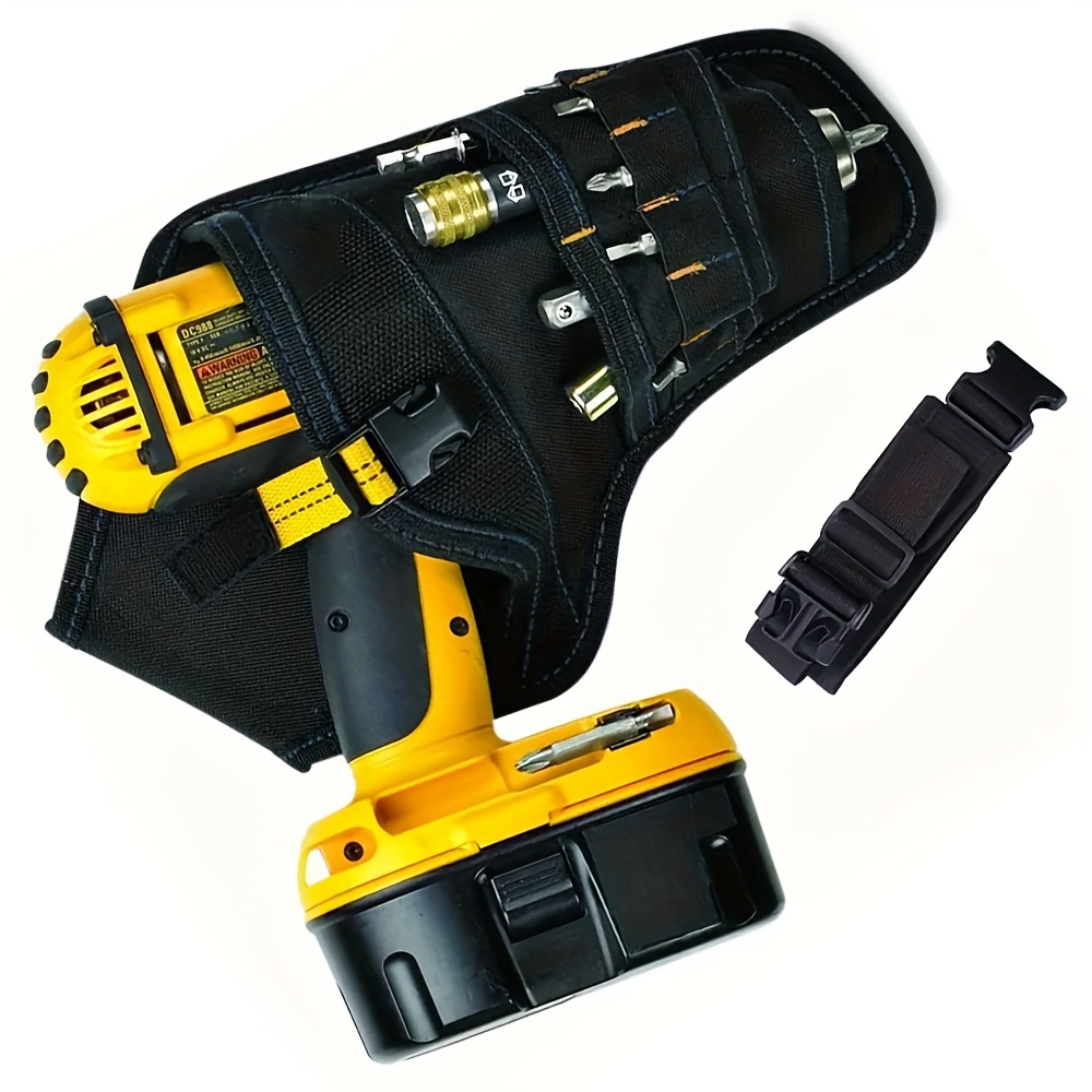 

Durable Cordless Drill Holster With Metal Clip - Securely Attach Your Power Tool Holster For Easy Access And Convenience!