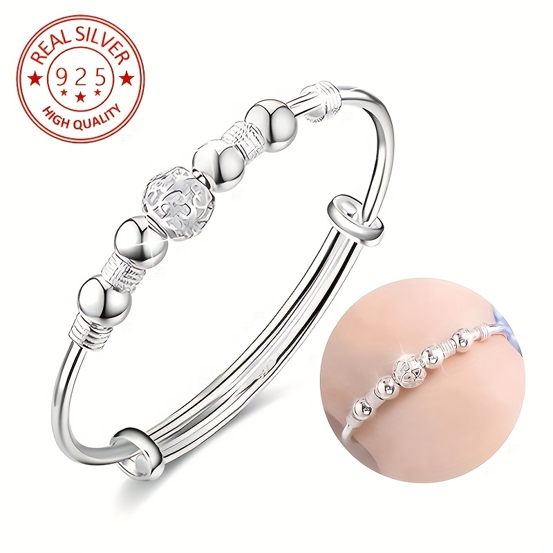 925 Silver Bracelet with Sparkling Cubic Zirconia
