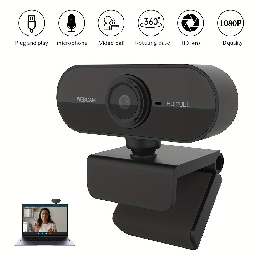 

Full Hd Network Camera, Computer Camera, Webcam, Pc Camera- , Voice Call, Student Classroom, Conference Camera With Microphone - , Built- Microphone, Lens, High Video