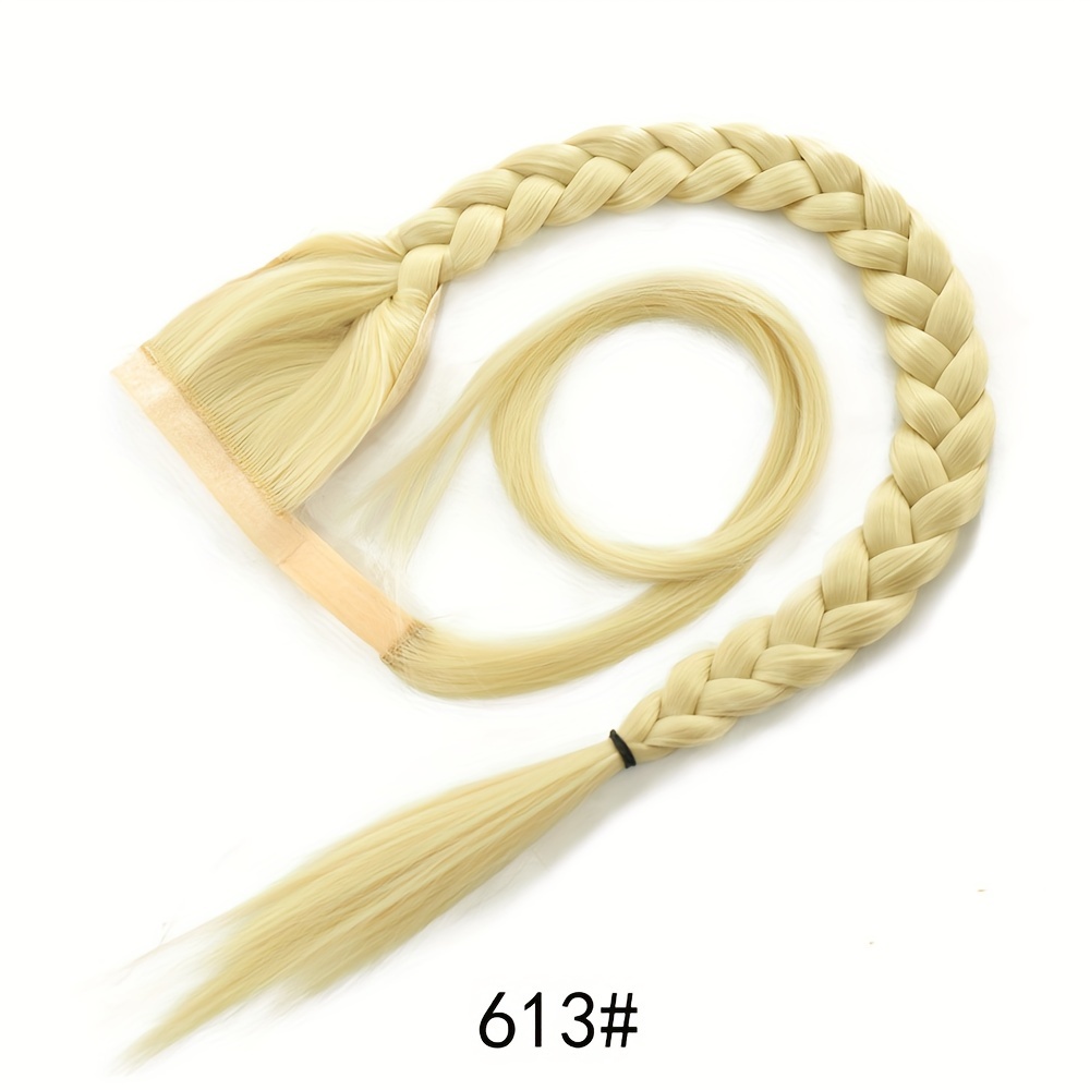   handcrafted twist braid ponytail extension versatile fishbone style for women   around design details 9