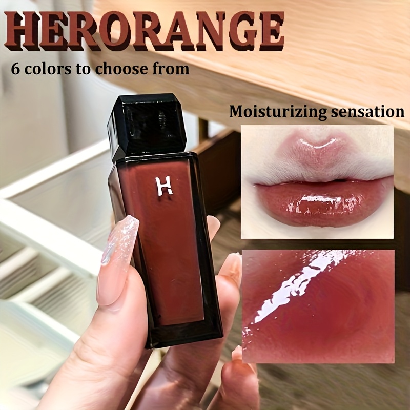 [6pcs Limited Set Holiday Gift ]HERORANGE Hydrating Lipstick Premium Transfer-Proof Lip Stain Long-Lasting Moisturizing Color Festival & Stage Must-Have Christmas Halloween, Valentine'S & Mother'S Day Gift Teen Girls Trendy Stuff Cheap Girl Stuff