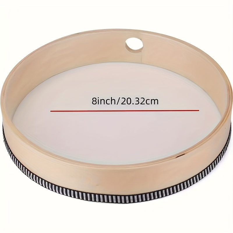 Image of 1pc Wooden Frame Hand Drum Set Without Drumsticks, Battery-free, For Family Parties, , Festivals, Celebrations, And Gatherings
