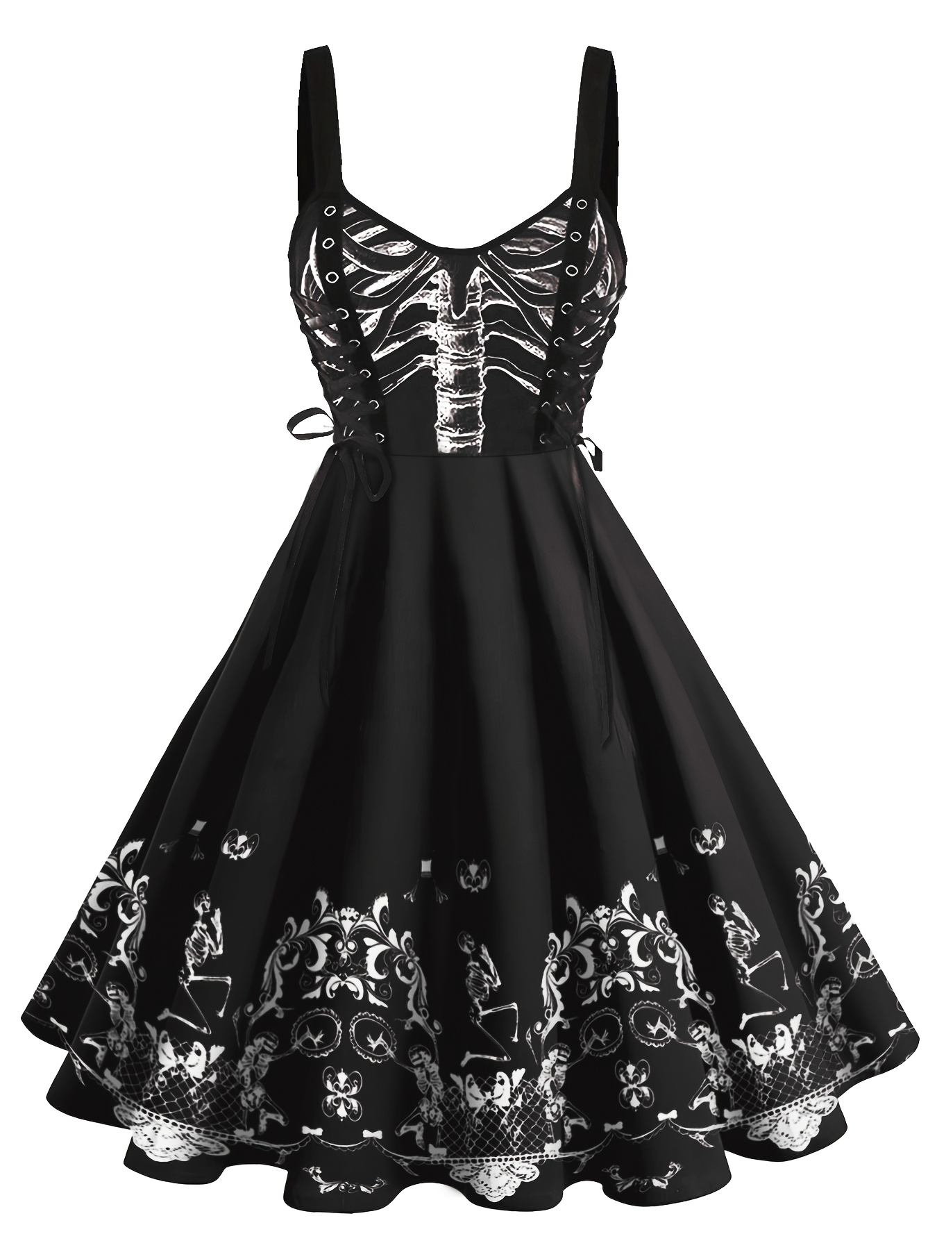 skeleton costume dress