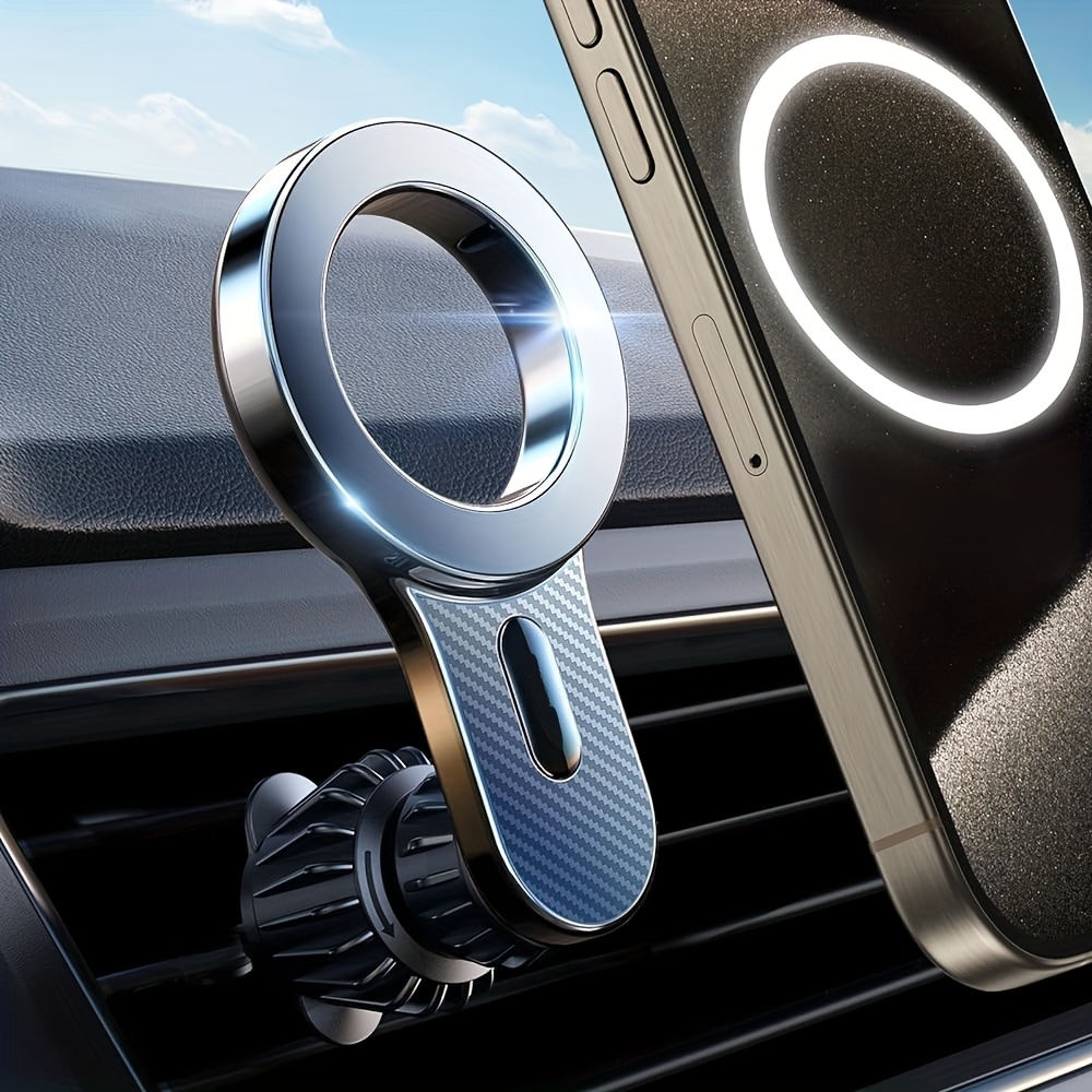 Image of Suitable For Car Mounts, [20 Strong Magnets] Magnetic Car Phone Holder, [ And Never Blocks The Air Vent] Compatible With Phone Cases For Magnetic Car Phone Holders.