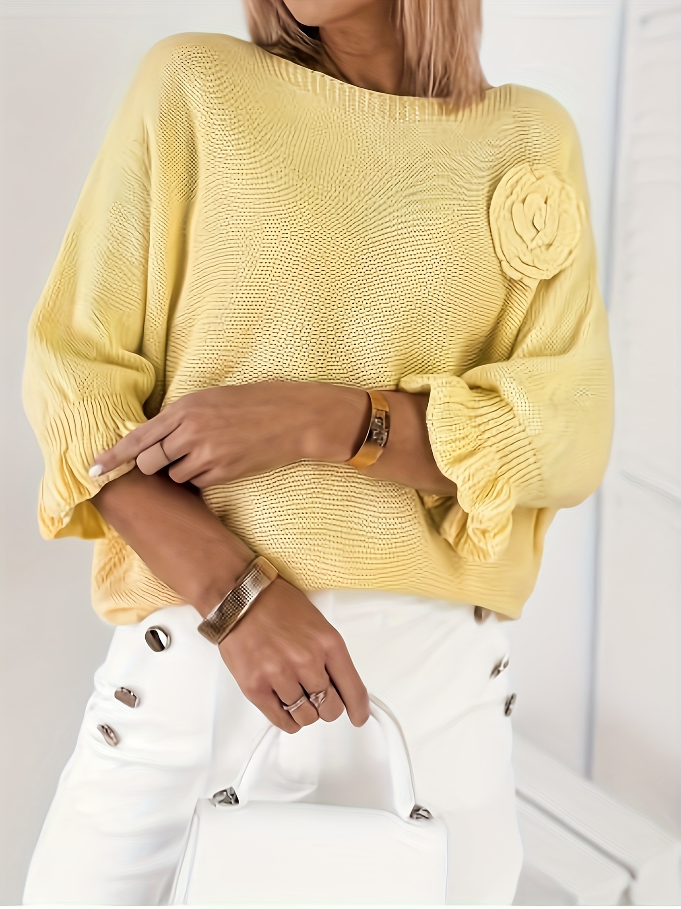 2025 herbst winter elegante 3d rosen applikation fledermaus Temu