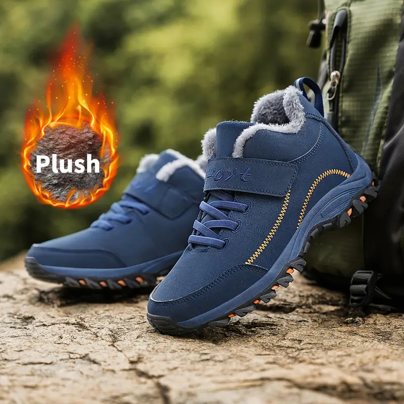 mens womens winter snow boots with like collar skid rubber traction tires closure short ankle high outdoor hiking shoes for mud warm beige copper unisex couples heavy duty tread winter shoes for men winter boots for men snow boots for men winter boots for women snow boots men bottes hiver homme snow shoes mens snow boots winter clothes for men snow shoes for men mens winter shoe mens winter clothes winter shoes men shoes Product details 5