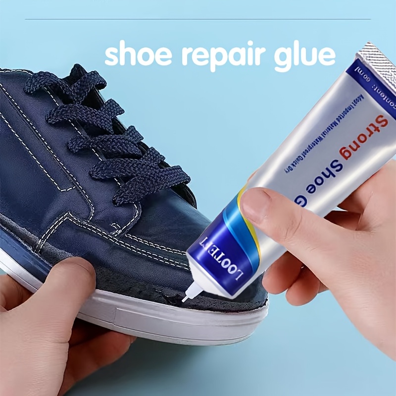 1pc 60ml Strong Shoe Repair Glue - Transparent Flexible Adhesive for Plastic Materials, Quick-Drying Shoe Fix Solution in Tube, Shoe Glue