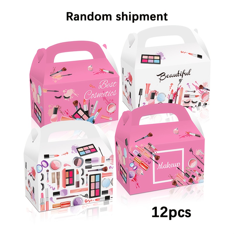 

Valentine's Day Makeup Box Box, Makeup Party Gift Box, Girl Makeup Themed Birthday Party, Cosmetics Themed Party Supplies, Suitable For And Gifts For Girls.